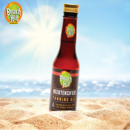 Beach Hut Sunblock Beertensifier SPF 0 Tanning Body Oil 207ml