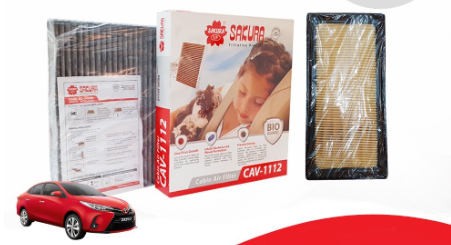 Vios, Yaris 2014-2020 Combo Cabin and Air Filter