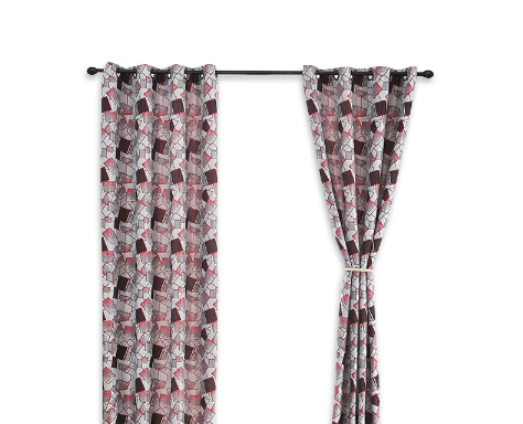 Socone 1pc  Curtain 135x215cm with 8ring curtain Home Decor 1083