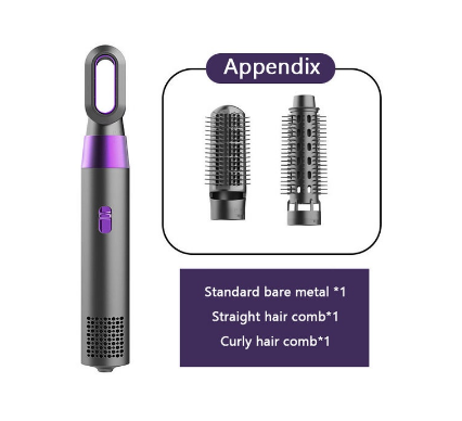 CCLPL High Quality 3 in 1 Hair Blower Dryer With Brush Comb Straightener Original Set Hot and Cold