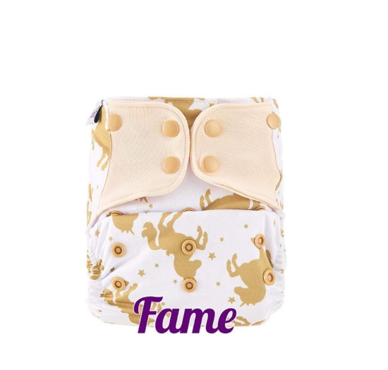 Booldeet Posh Cloth Diaper Newest Prints with 4-Layer Contoured Microfiber Insert 44