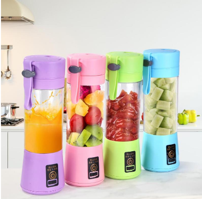 CQW Rechargeable Electric Fruit Juicer Portable Juice Cup Blender USB