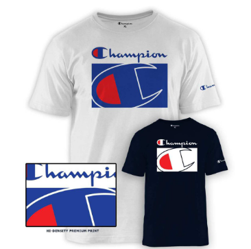 Champion Men's fashion Short sleeve T-shirt （M-XL）