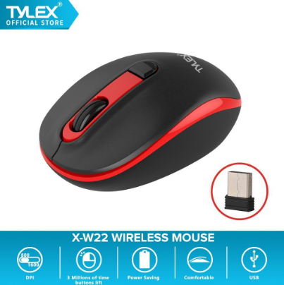 Tylex X-W22 Mini Wireless 2.4Ghz Home & Office 1600DPI 10M Working Distance High-Precision Mouse