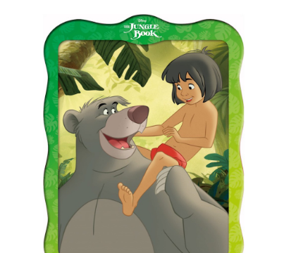 Disney the Jungle Book Happier Tin with Storybook Activity Book Press Out Characters & Stickers for Kids to Play & Learn