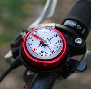 Bike Bell Alloy Mountain Road Compass Bicycle Bell Loud Horn Handlebar Bicycle Ring MTB Alarm Bell