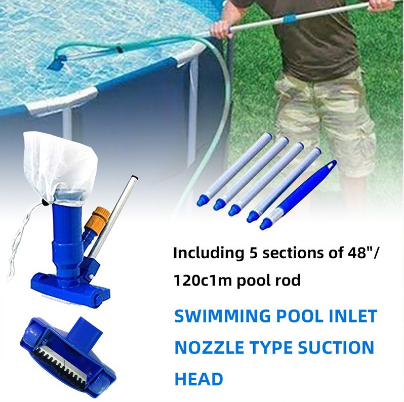 Swimming Pool Vacuum Cleaner US Plug Suction Head Pond Pool SPA Cleaner Brush Cleaning Disinfect