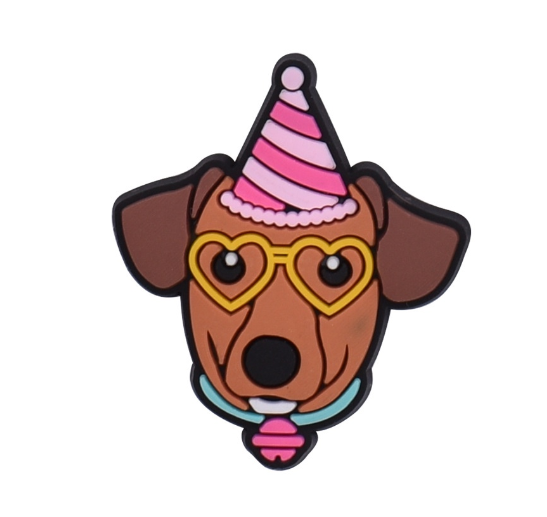 Cute Bichon Frise Jibbitz for Crocs Paw Dog Jibbits Charm Golden Retriever Shoe Charms Pug Corgi Jibits Crocks Kids Shoes Accessories D21