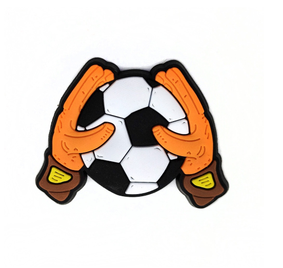 Cute Football Trophy Crocs Accessories World Cup Jibits Charm Soccer Sport Croc Jibbits for Kids Shoe Charms Pins Decoration F7