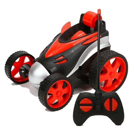 S2Toys shop Children's remote control stund car 360° Rotating Flip High Speed Reverse Car Toy