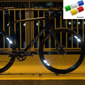 Minimalist 360°Visibility Bike Reflectors Bicycle Wheel Spoke Light Reflective