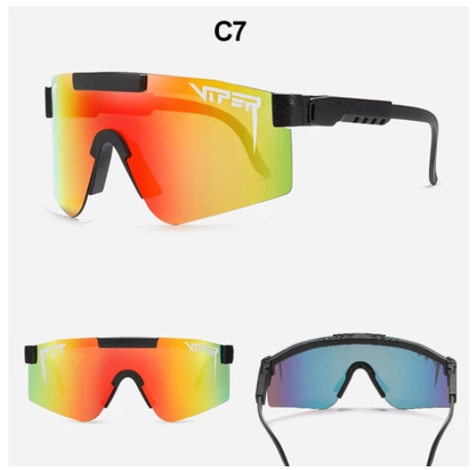 Viper Sports Sunglasses UV400 Outdoor Polarized Sports Eyewear Fashion Bike Bicycle Sunnies Mtb Goggles with Case Protection Cycling