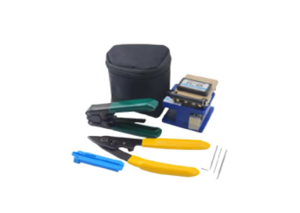 Allan FTTH FC-6S 2 Fiber Optic Bag CFS-2 CPFB01 Optical Fiber Cleaver Tool Kit