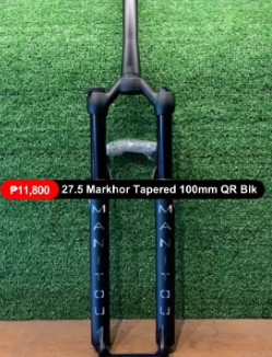 Manitou Markhor 27.5 100mm Tapered QR Black Fork