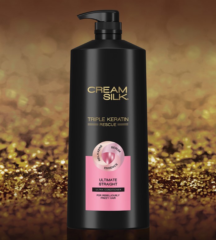 Cream Silk Triple Keratin Rescue Ultimate Straight 600ML