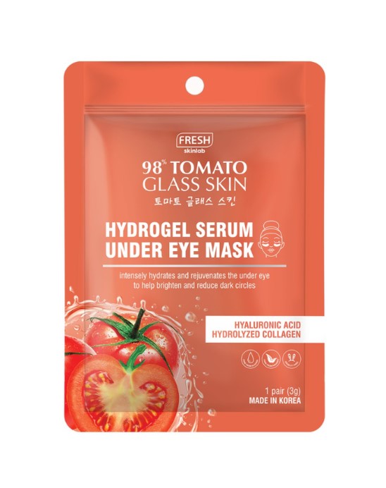Fresh Skinlab Tomato Glass Skin Hydrogel Serum Under Eye Mask 1 Pair