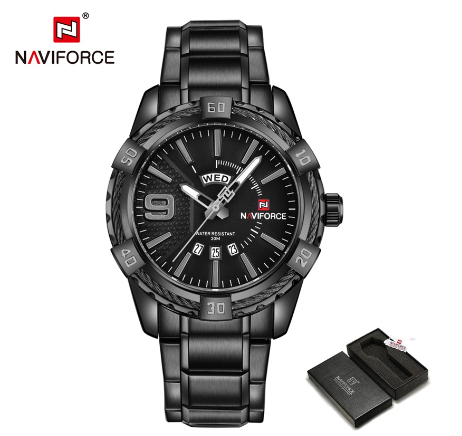 NAVIFORCE Watches Men's Brand Business Classic Original Fashion Stainless Steel Casual Analog Waterproof Men's Watch 04