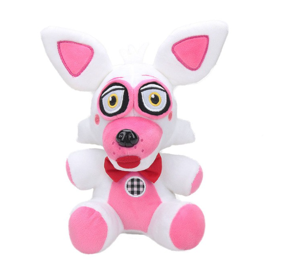 25cm FNAF Freddy Fazbear Plush Toys Golden Bear Nightmare Cupcake Foxy Balloon Boy Clown Stuffed Dolls  F12