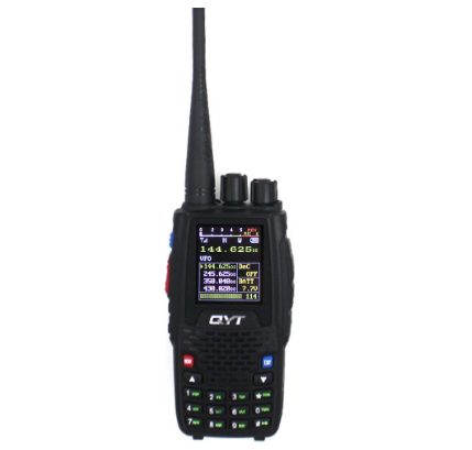 Qyt KT-8R Walkie Talkie 5W 3200mAh Quad Band Handheld Amateur Radio Station Intercom
