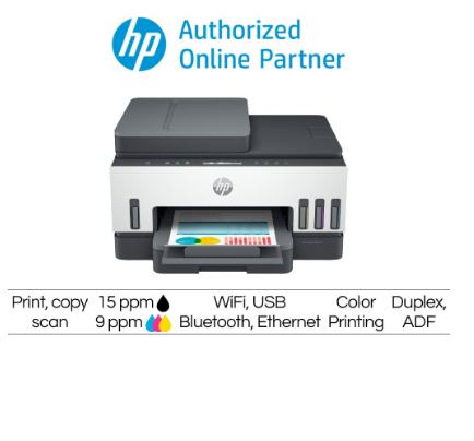 HP SMART TANK 750 ALL IN ONE PRINTER W/ WIFI, ADF (6UU47A)