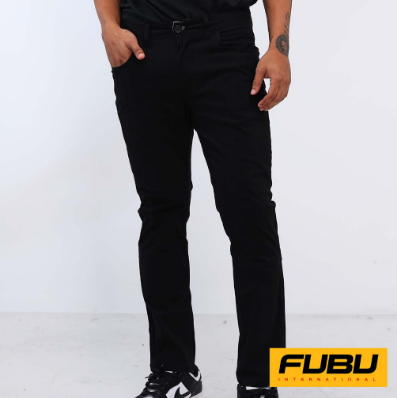 Fubu Colored Long Pants Slim Straight Stretch FSB42-0011