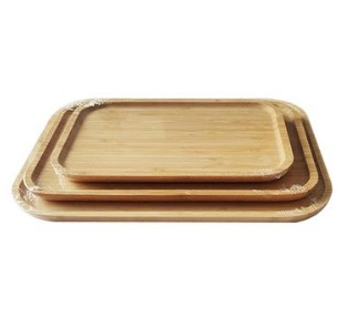 3in1 Bamboo Dinner Plate Cheese Plates and Coffee Tea Serving Plates Fruit platters Bamboo Tray
