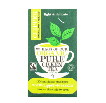 Clipper Green  Organic Tea  25 Bags