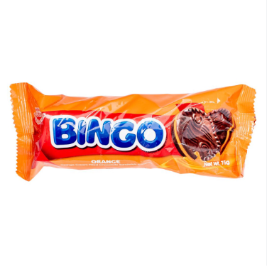 Bingo Cookie Sandwich Orange 75g