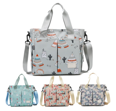 Baby Diaper Bag Travel Organizer Printed Bags Tote Large Mother Bag Handbag