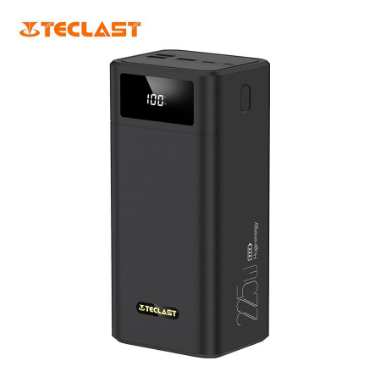 Original Powerbank TECLAST A60 Pro 60000mAh Fast Charge 22.5W 5A Dual Input 4 Output LED Display