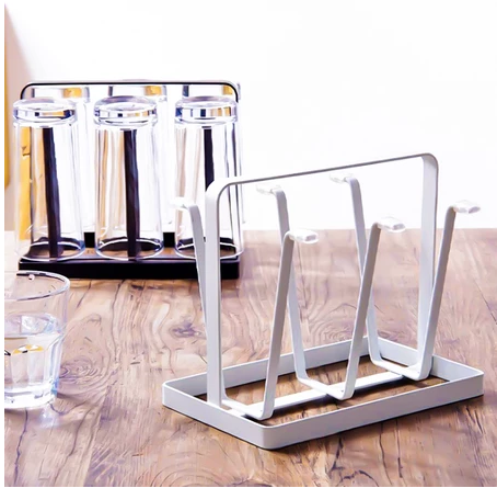 Cup Drying Rack Stand, Metal Steel Mug Holder Hanger Kitchen Stand Organizer Drinkware IP