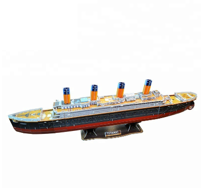 3d Puzzle Titanic Ship Collectibles Educational Toy