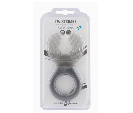 Twistshake Teethe Cooler 2+m Pastel Grey