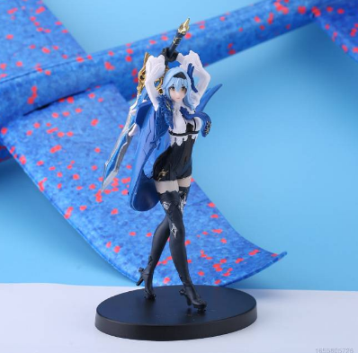 NEW Genshin Impact Eula Action Figure Westerly Knights Model Dolls Toys For Kids Home Decor Ornament Gift For Kids