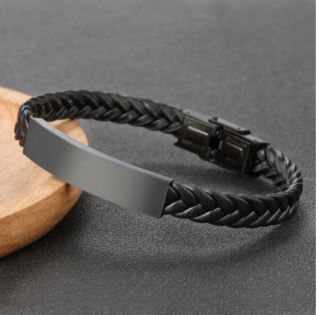Jewelry Hip Hop Rock Retro Men's Fashion Leather Bracelet Party Jewelry Accessories