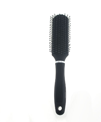 BROADWAY GEMS Black Matte Rectangular Hair Brush