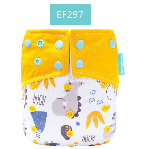 Happyflute Baby Cloth Diapers Double Gusset Washable Cloth Nappy Without Insert HF14