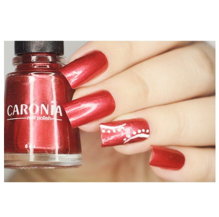 Caronia Nail Polish Red Pearl 15ml