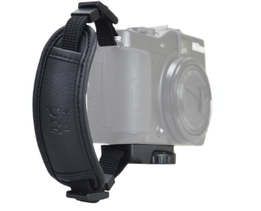 JJC HS-M1 Camera Hand Strap Microfiber PU Leather Wrist Strap with 1/4"-20 Tripod Thread Base for DSLR Mirrorless Camera