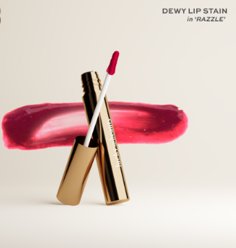 Lucky Beauty Dewy Lip Stain In Razzle