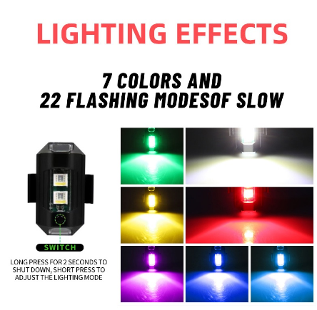 7 Color In 1 BIke Light Rechargeable Blinker Back Light for Bike Tail Light Waterproof Signal Light