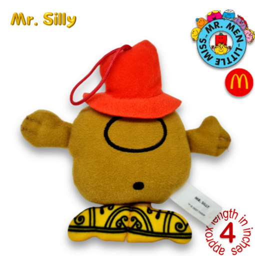 Mr Men Little Miss 2001 McDo Hanging Plushies Bag Charm Stuffed Toys M38