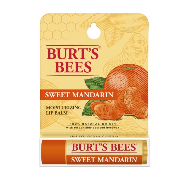 Burts Bees Moisturizing Lip Balm Sweet Mandarin Blister 4.25G