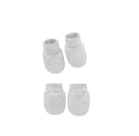 Baby Mittens and Booties Set Newborn Infant Cotton Mitten Set M13