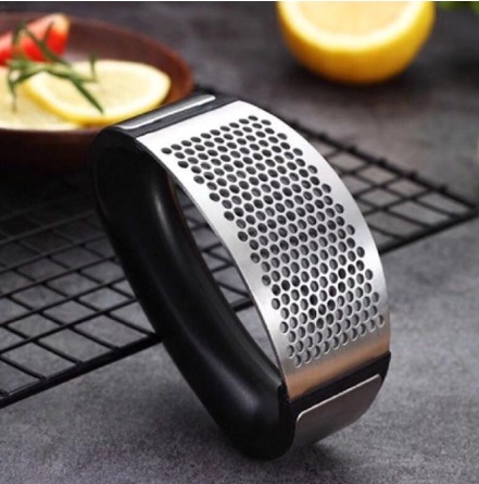 Stainless Steel Garlic Press Rocker - Professional Grade Garlic Mincer Crusher and Garlic Presser