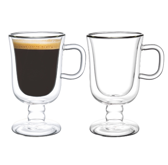 Chef's Classics Aramoro Double Wall Coffee / Beer Glass Set, 2pcs / 260ML