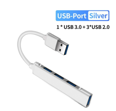 USB/Type-C 2in1 To 4 Usb Hub Converter Hight Speed USB 3.0 HUB OTG Printer For Laptop PC