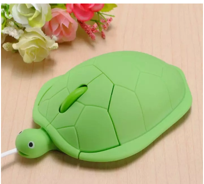 Turtle 3D Wired Mouse USB 1600 DPI Cute Creative Shape Gaming Mouse For Desktop And Laptop Braph