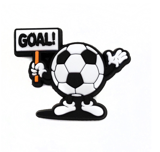 Cute Football Trophy Crocs Accessories World Cup Jibits Charm Soccer Sport Croc Jibbits for Kids Shoe Charms Pins Decoration F4