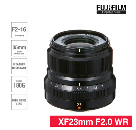 Fujifilm XF23mm f2.0 WR Lens
